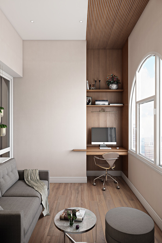 Лоджия с рабочим местом