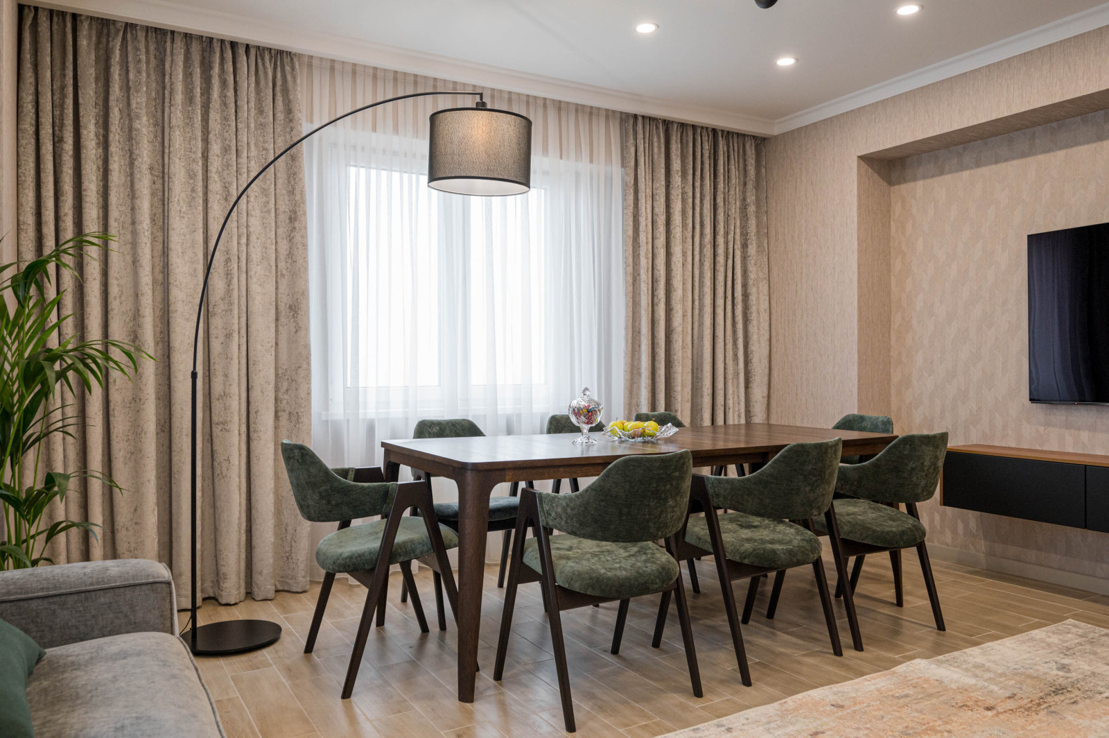 Обложка проекта: Гостиная-кухня. Визуализация & Реализация