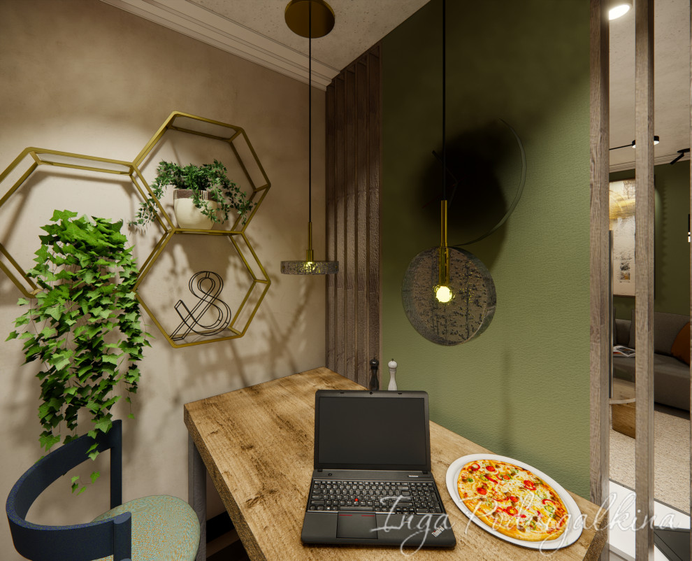 Студия в природных тонах