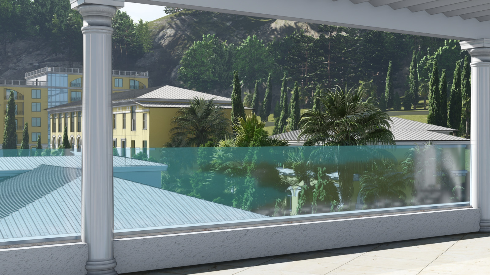 Эскизный проект развития санатория "Кудепста"