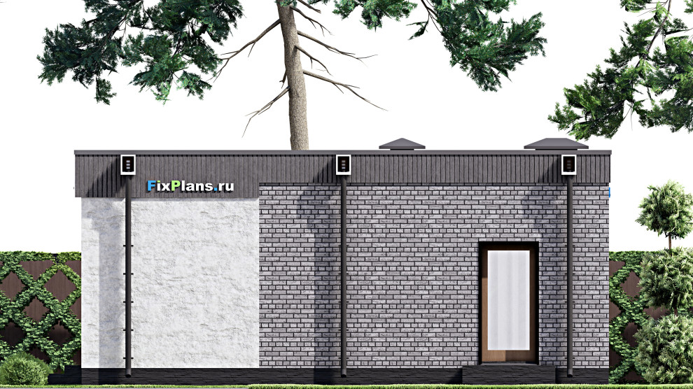 Проект одноэтажного дома 8х13м S102м2 F-14903