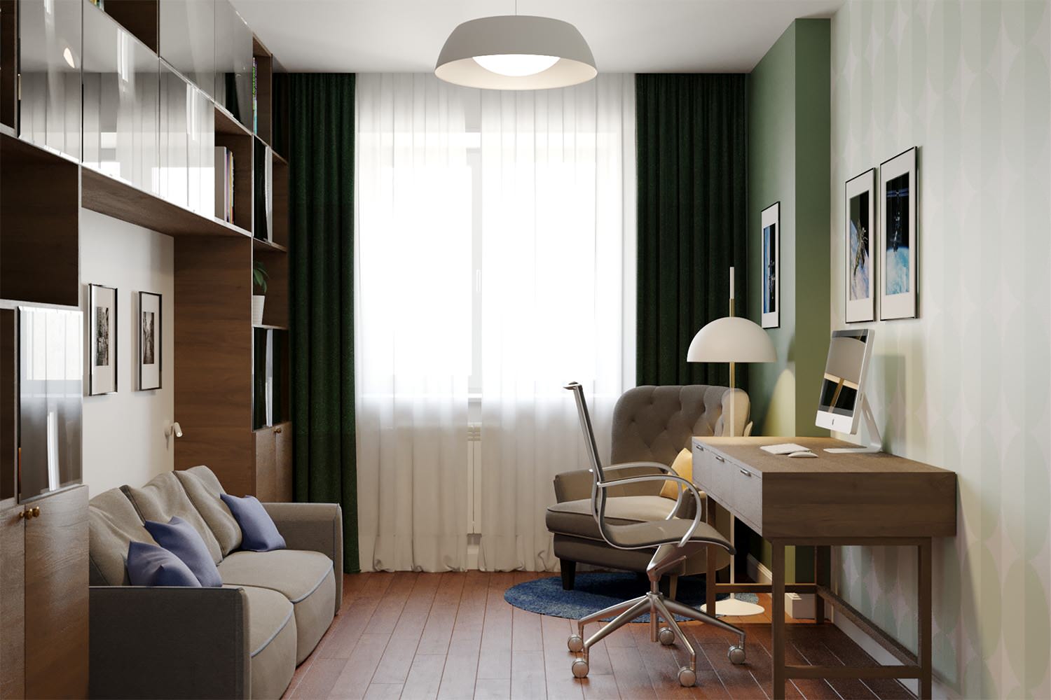 Жилая квартира, 3 комнаты, 75 кв.м.