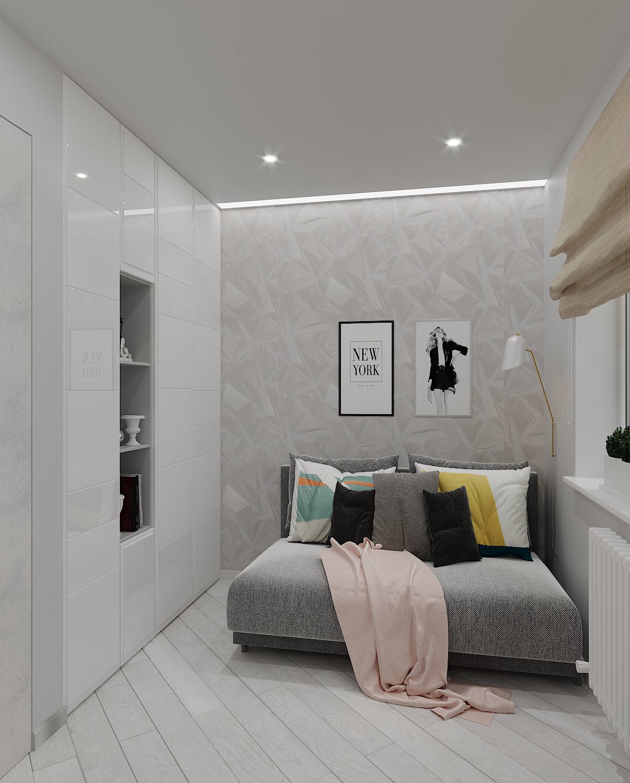 Квартира в светлых тонах