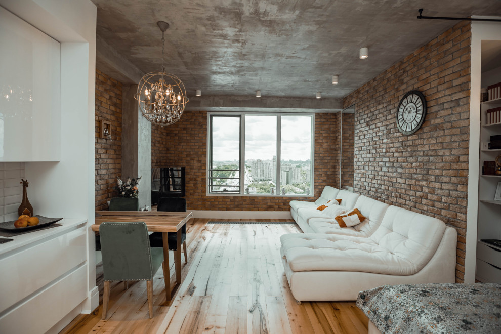 РЕМОНТ ДВУХКОМНАТНОЙ КВАРТИРЫ 54 КВ.М В СТИЛЕ ЛОФТ