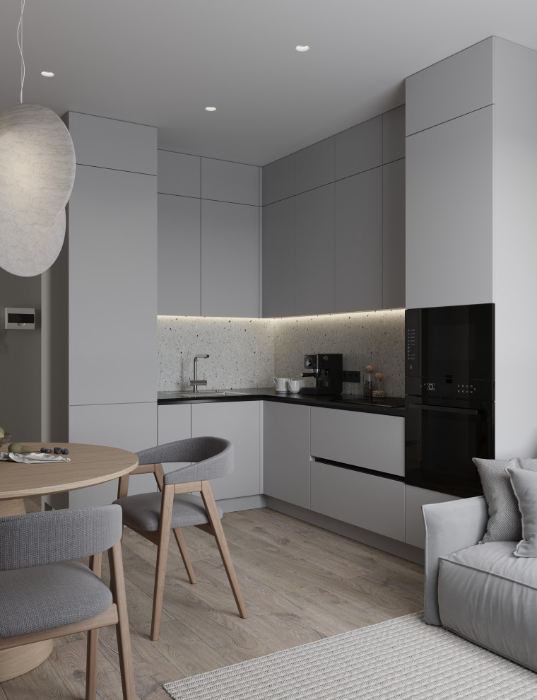 Проект квартиры для молодой семьи в Екатеринбурге.