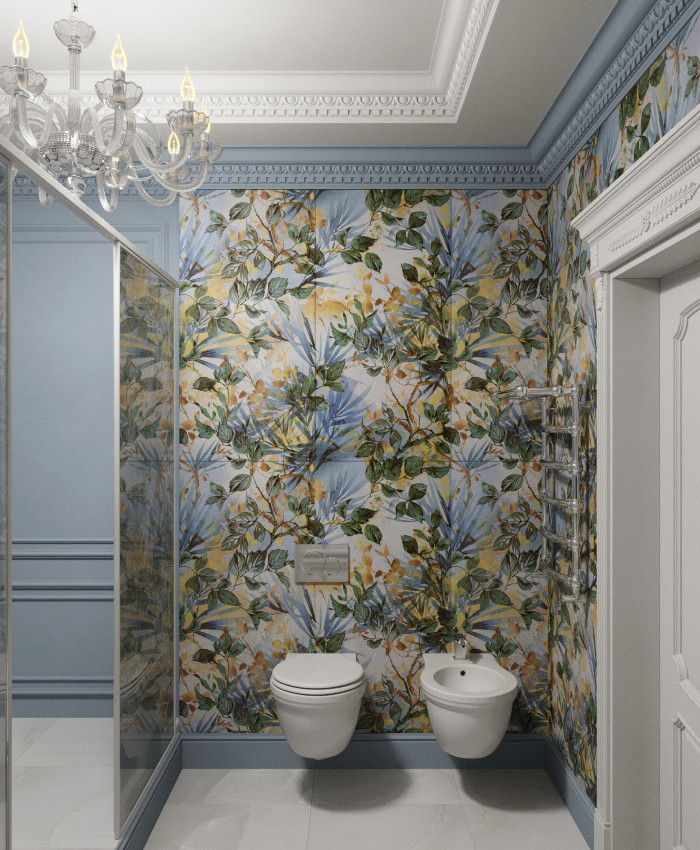 Ванная комната в доме пос. Снегири