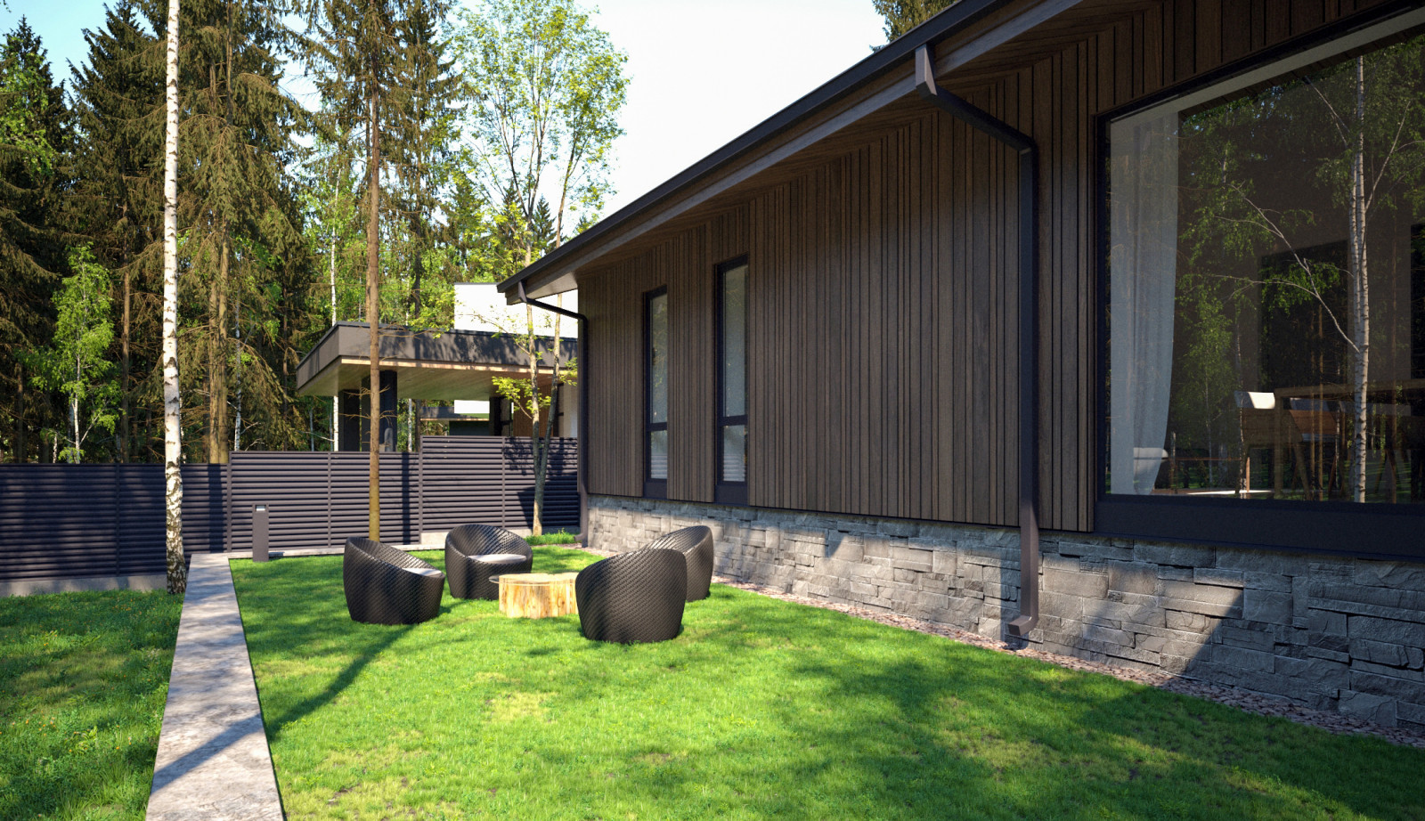 Дом в еловом лесу МСК