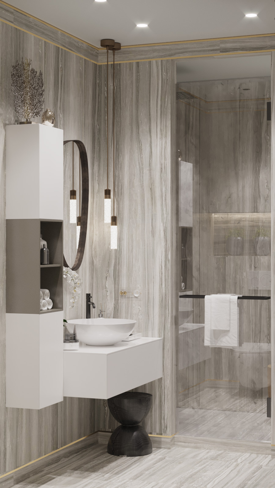 Дизайн трехкомнатной квартиры  в ЖК «Чемпион-парк»