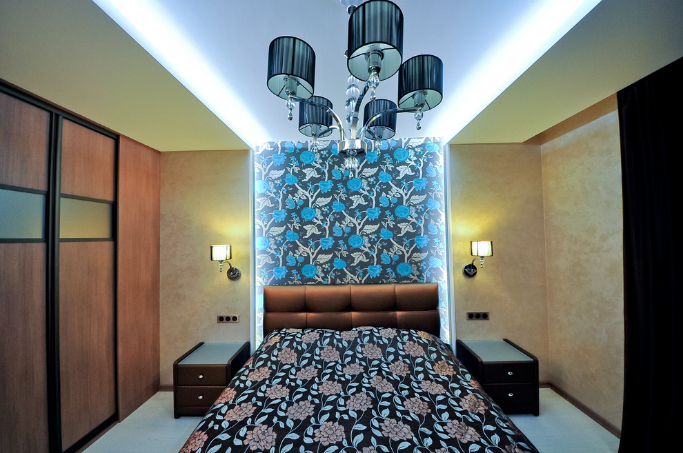 Скай Форт. Необычный интерьер квартиры площадью около 100 м2