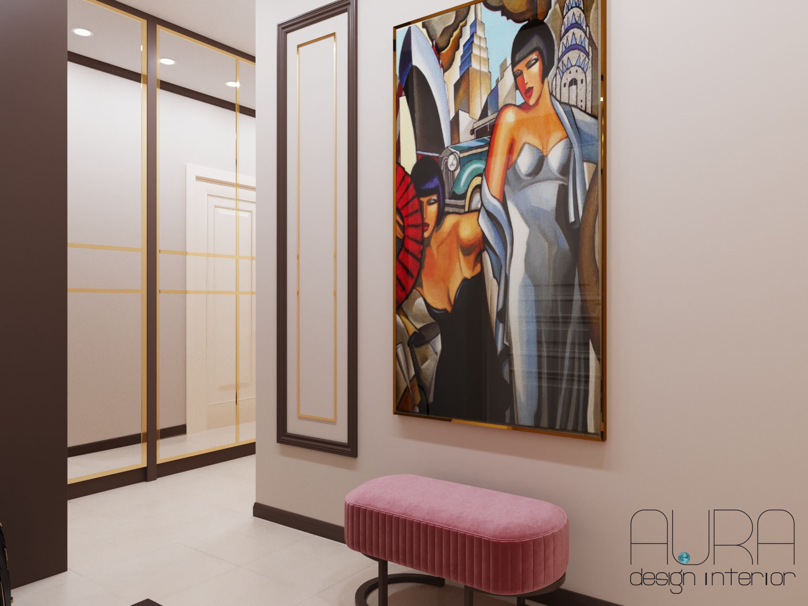 Обложка проекта: Дизайн квартиры, прихожая в светлых тонах