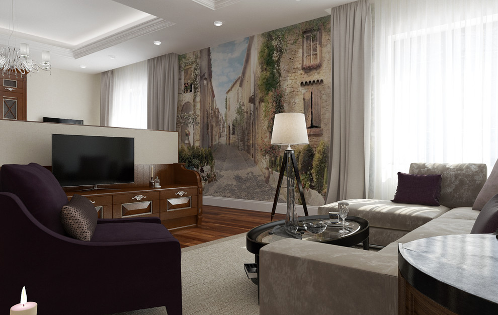 Гостиная в частном доме в Костроме.