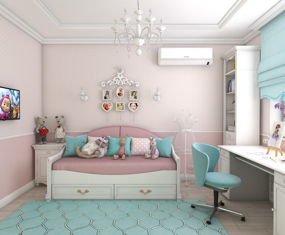 Дизайн детской комнаты для девочки