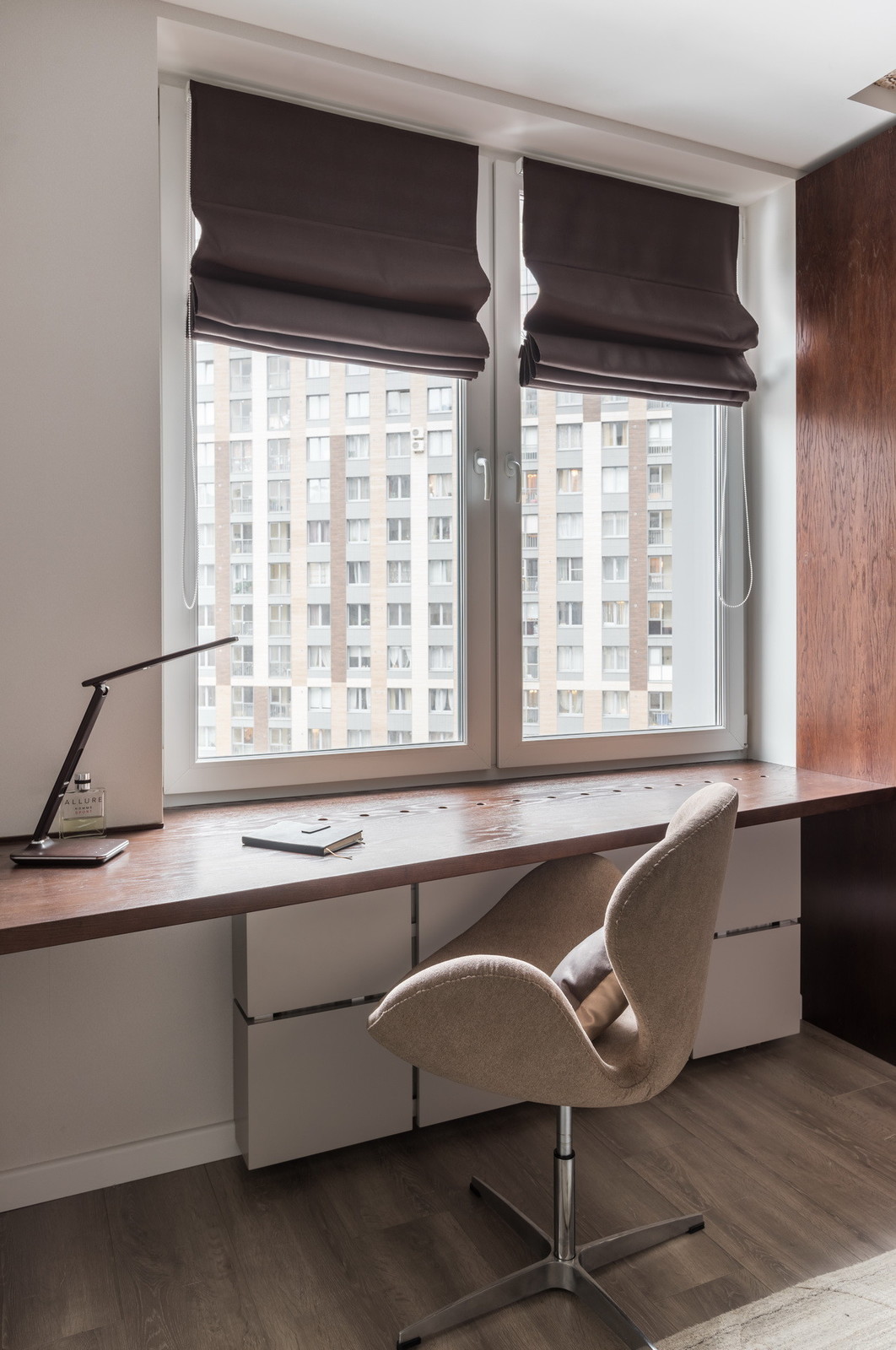 Реализованный проект спальни для молодого человека в Санкт-Петербурге