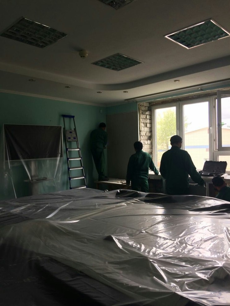 Ремонт Конференц Зала в ТК "Майский"