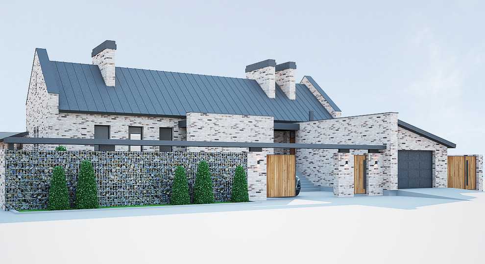 Обложка проекта: Проект индивидуального жилого дома в п.Усть-Кинельский г.Самары