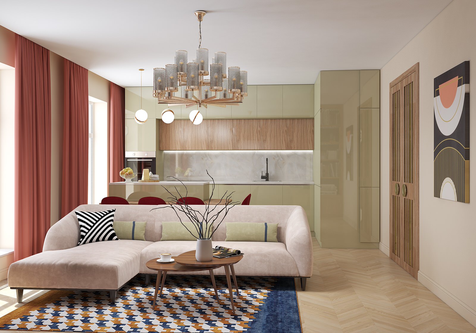 Модный интерьер в Санкт - Петербурге