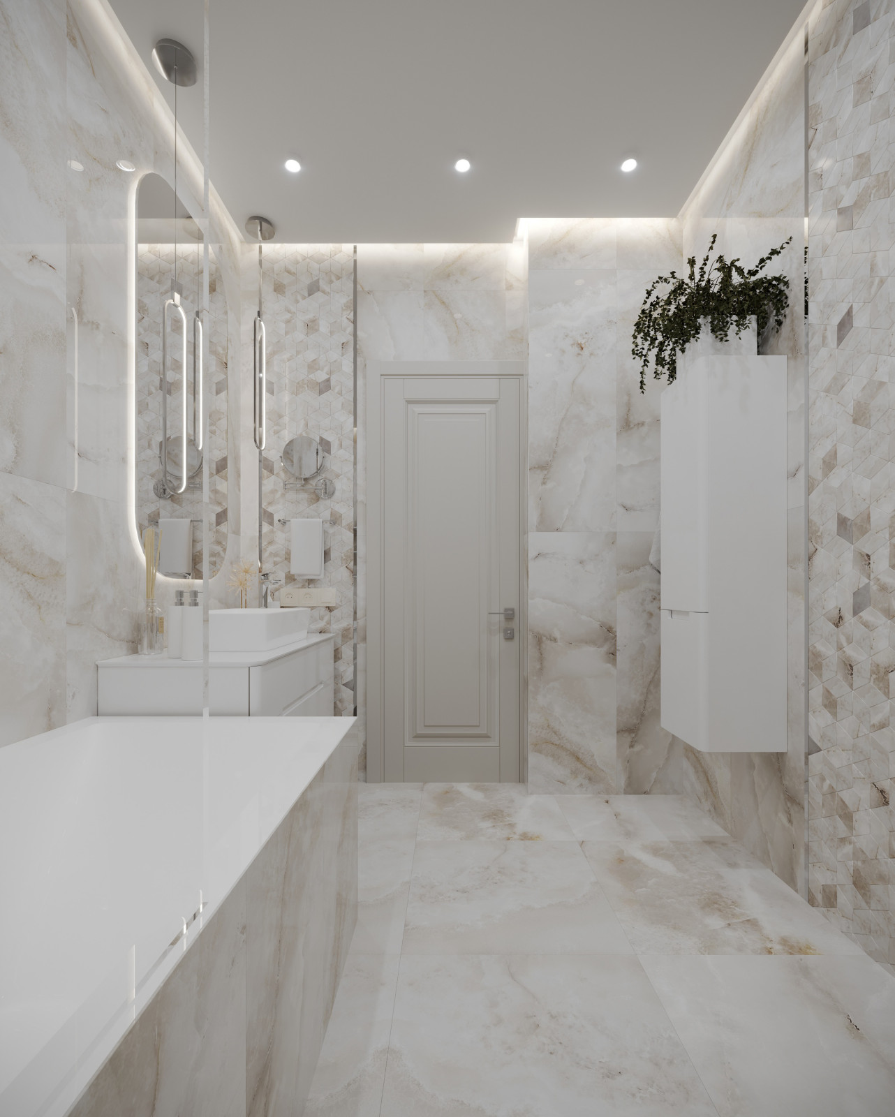 Квартира для молодоженов. Ванная.