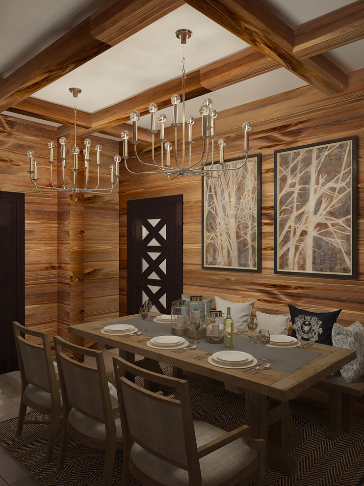 Деревянный дом в стиле "Шале" в д.Завидово Тверской области