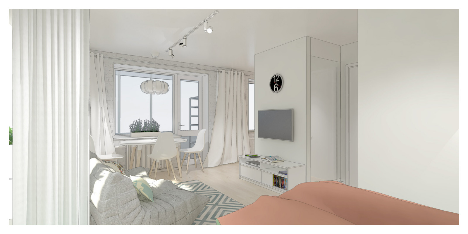 Однокомнатная квартира в Москве