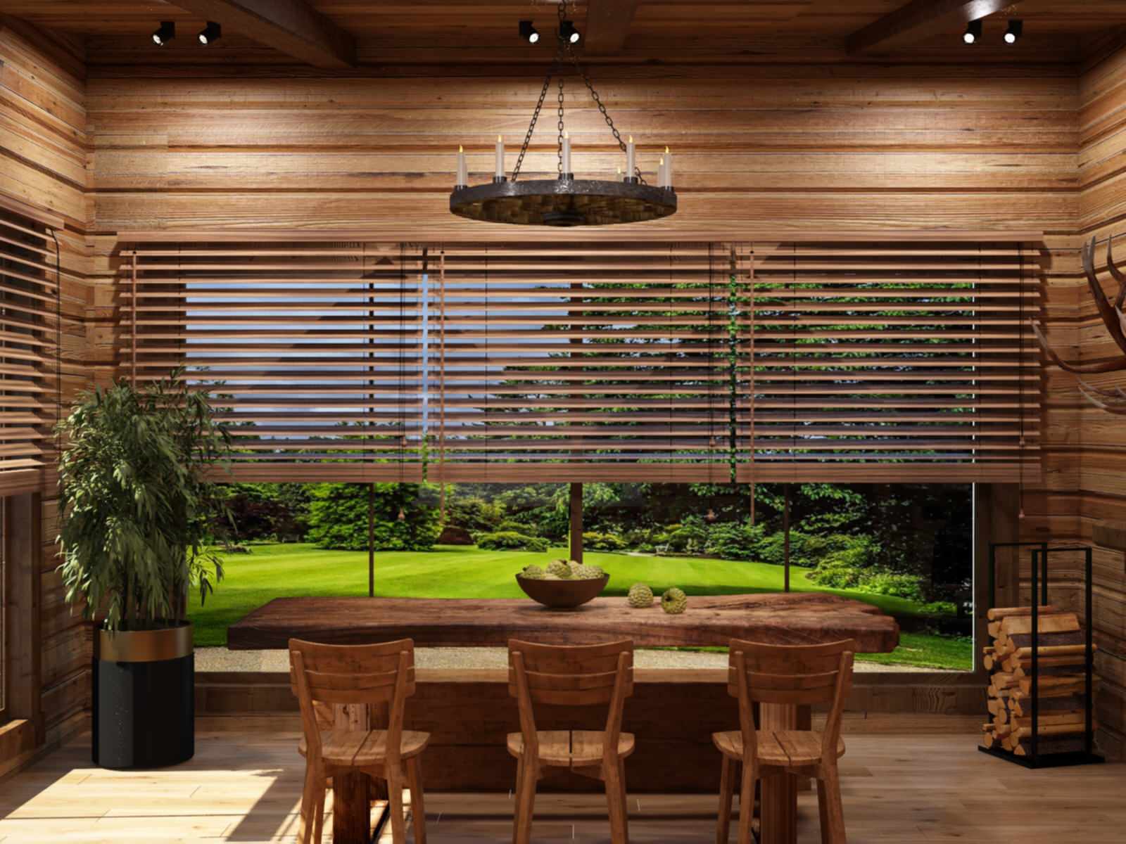 Баня в стиле Шале