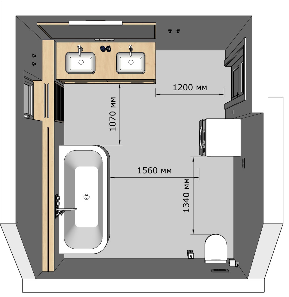 Редизайн интерьера  дома в коттеджном посёлке "Рассоха".