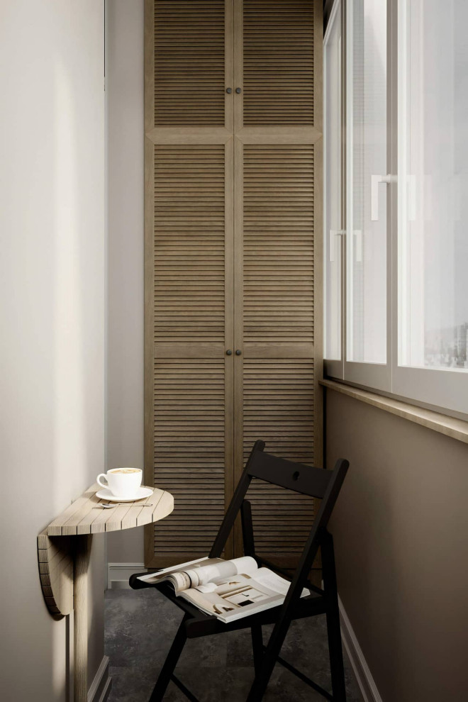 Дизайн и ремонт квартиры в ЖК «Квартал на Никулинской» — Акцент на дерево