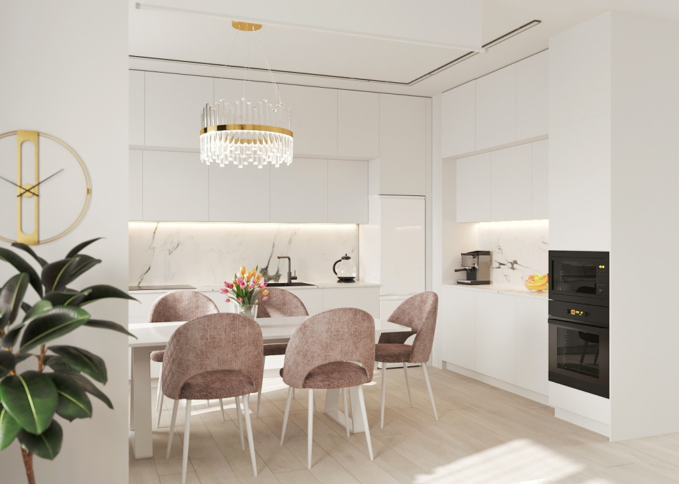 Кухня-гостиная для большой семьи