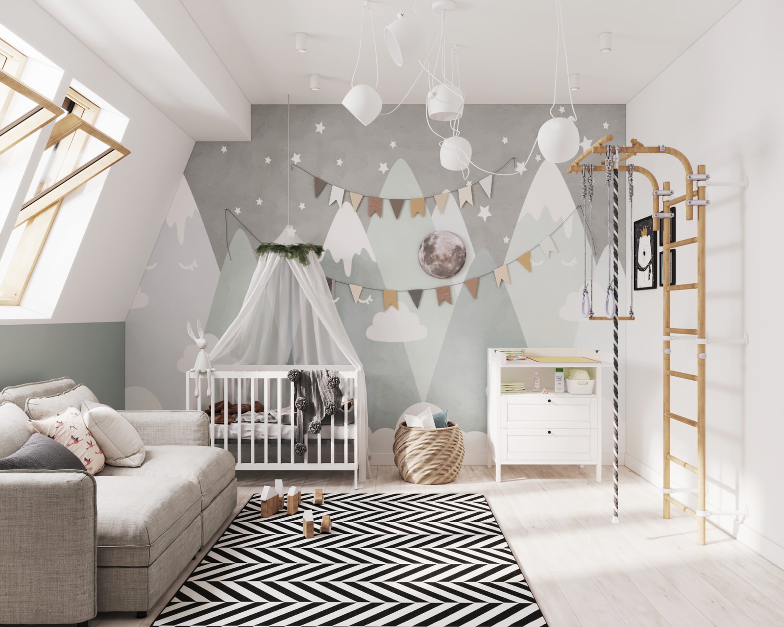 Квартира на берегу озера для молодой семьи