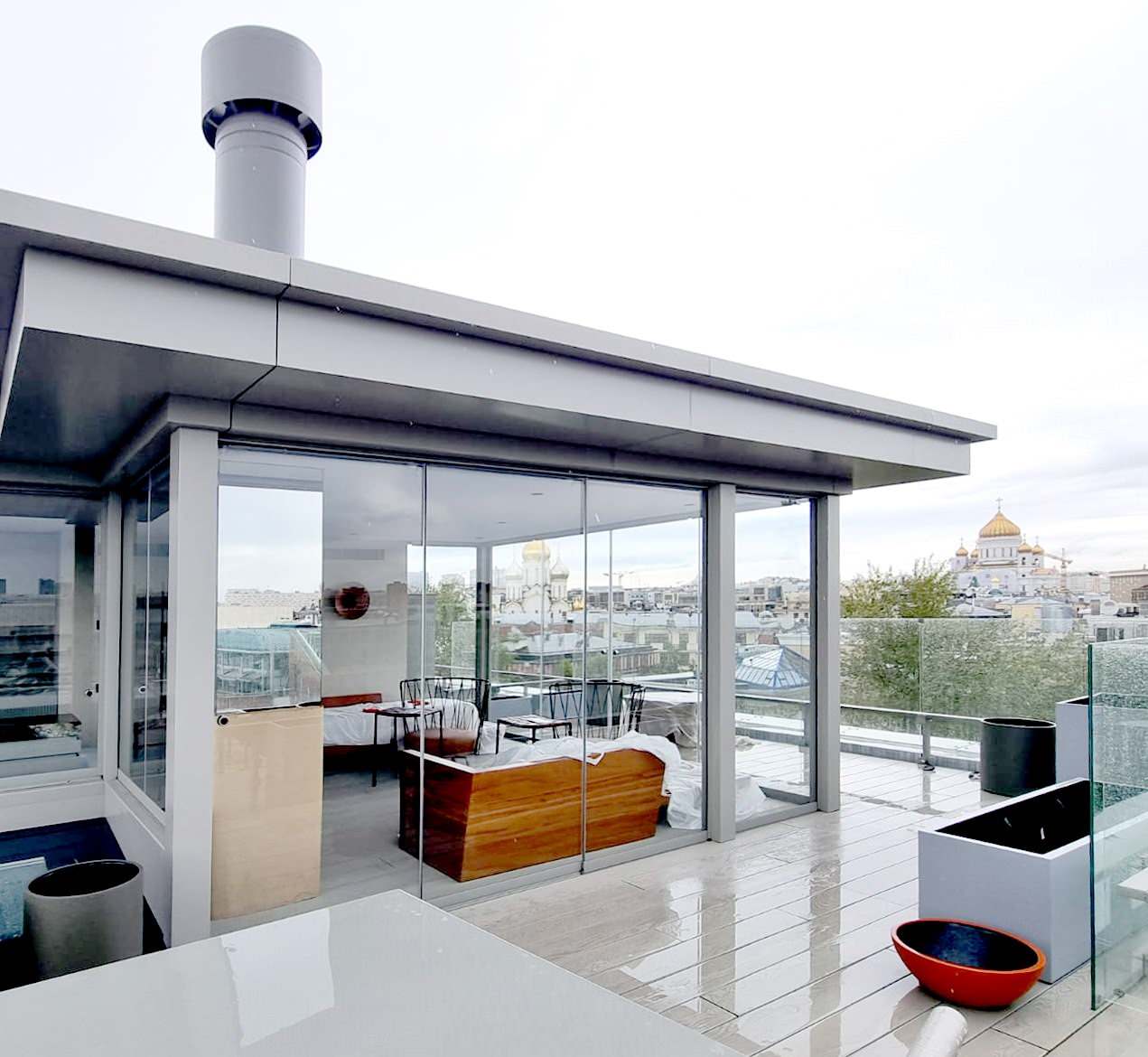 Терраса на крыше