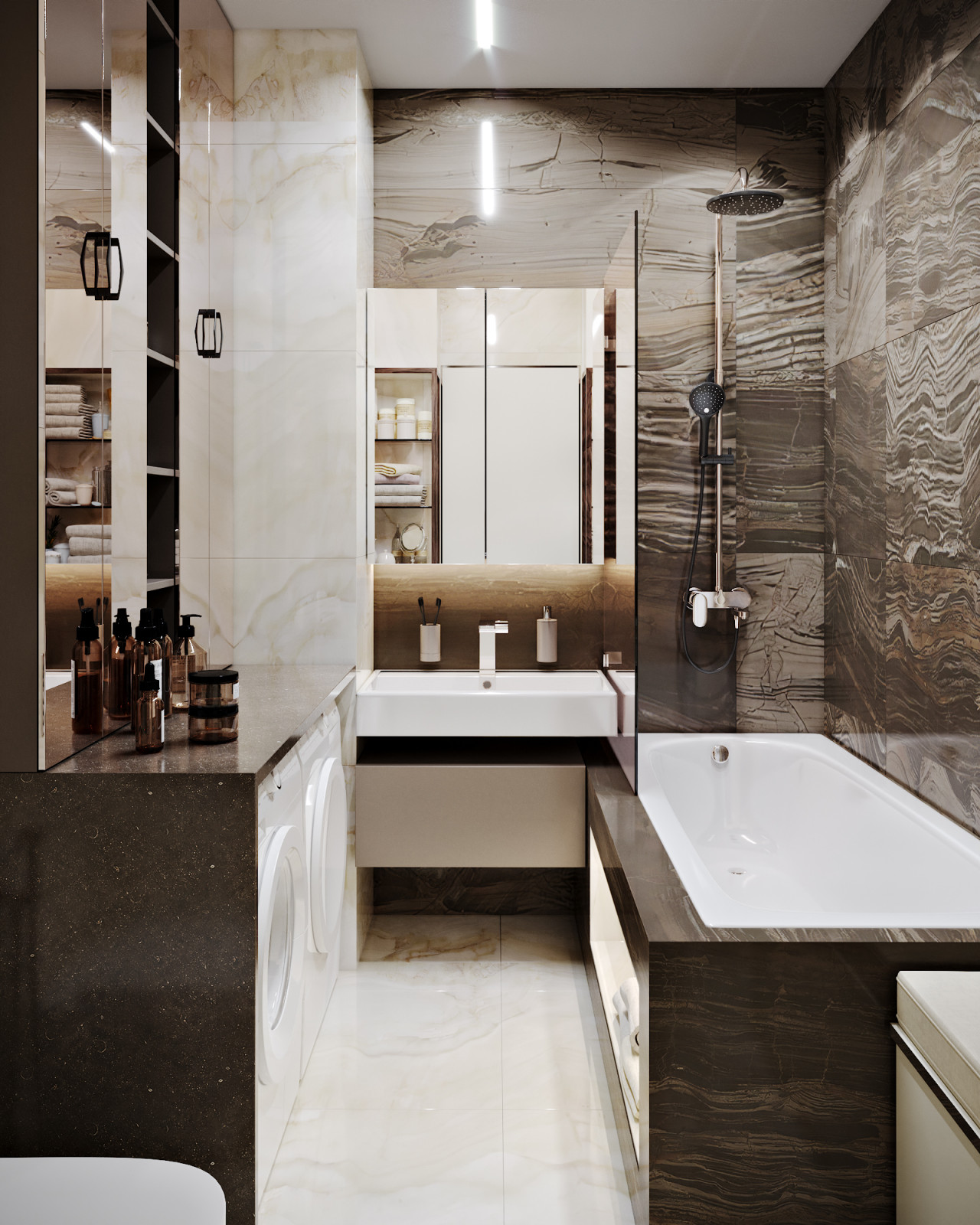 Санузел с ванной