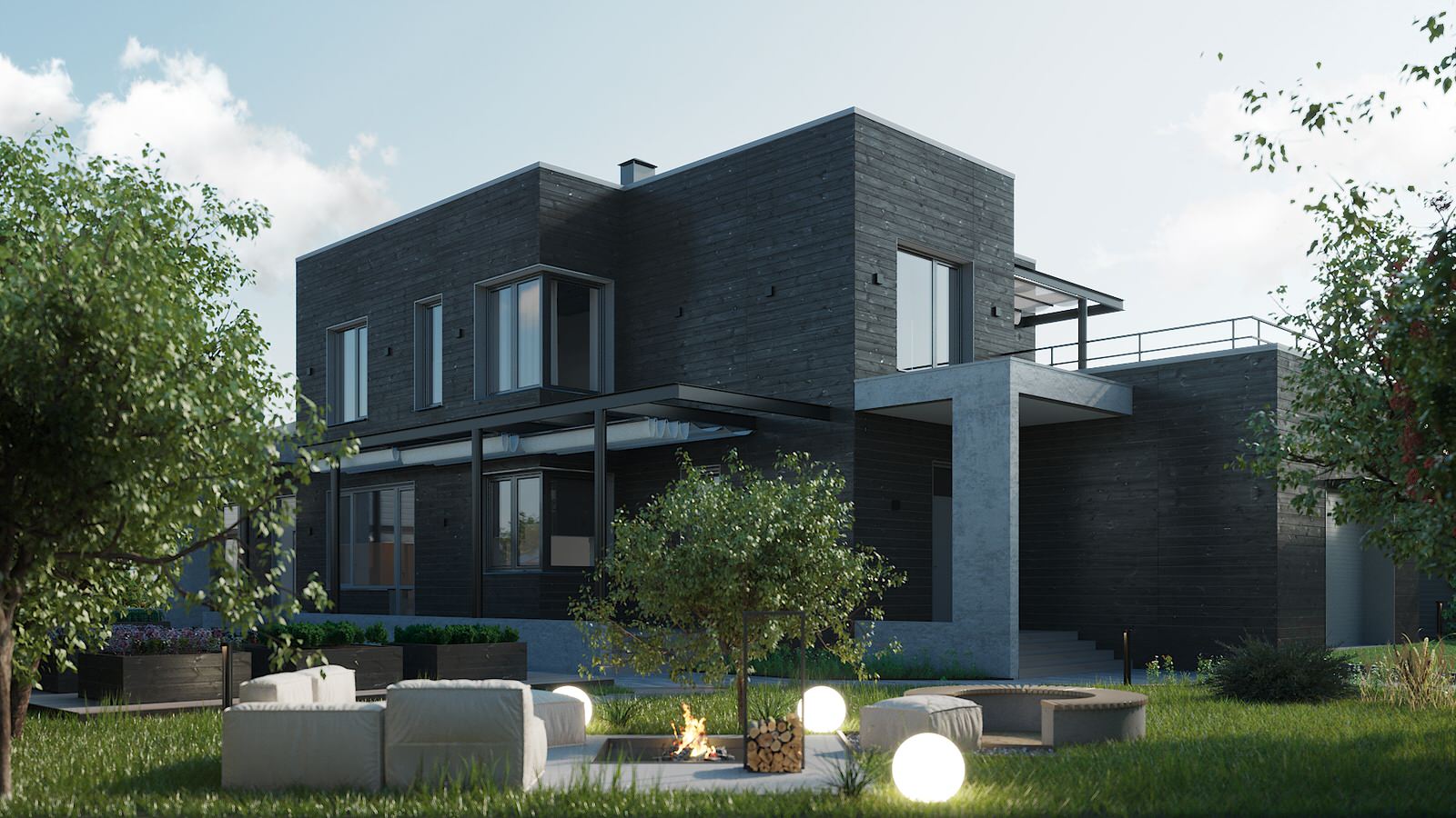 Частный жилой дом в Красноярске