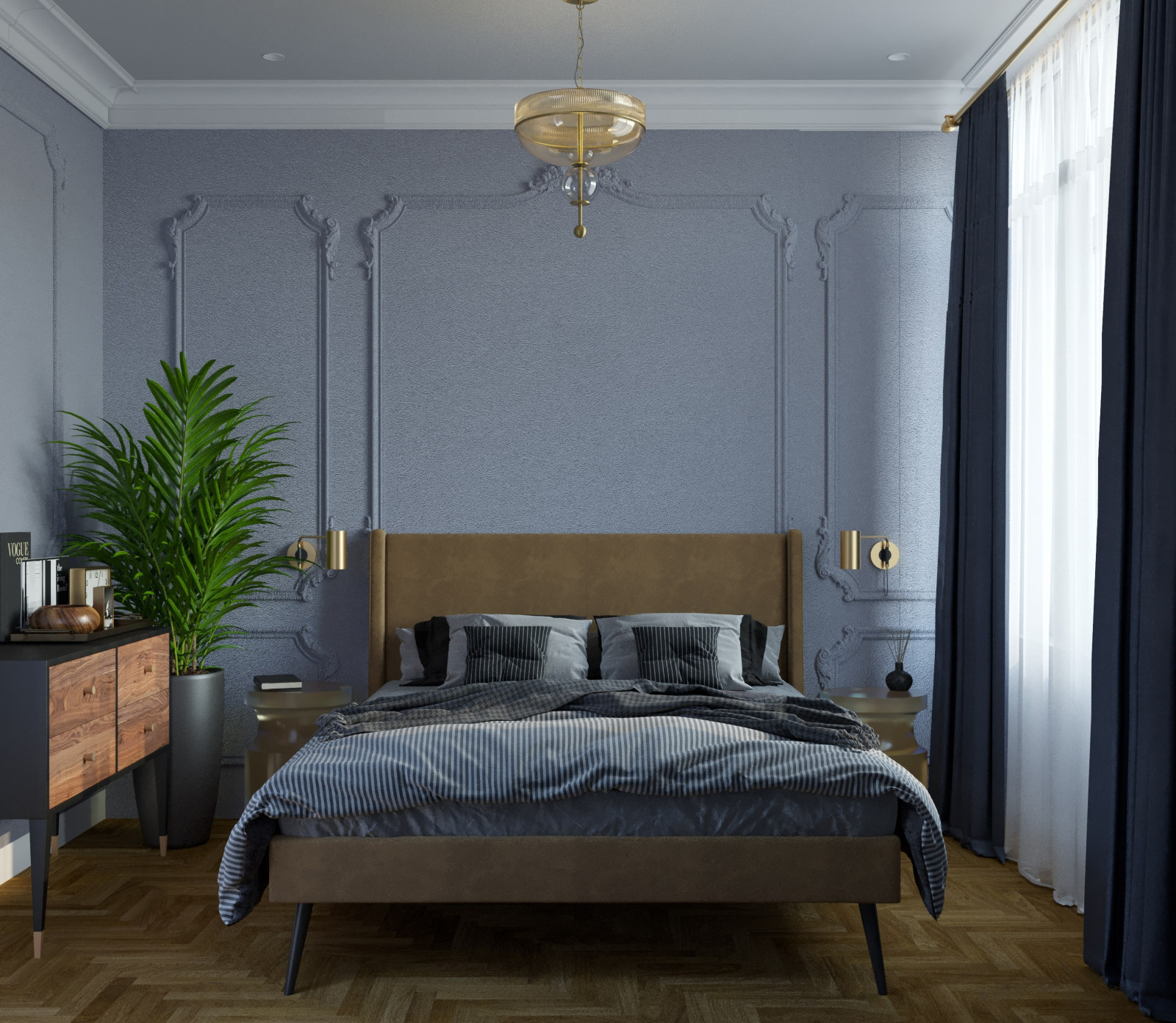 Обложка проекта: Визуализации жилых интерьеров