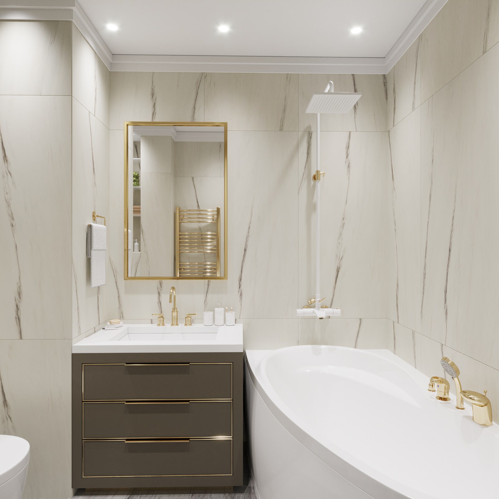 Дизайн интерьера 4-х комнатной квартиры