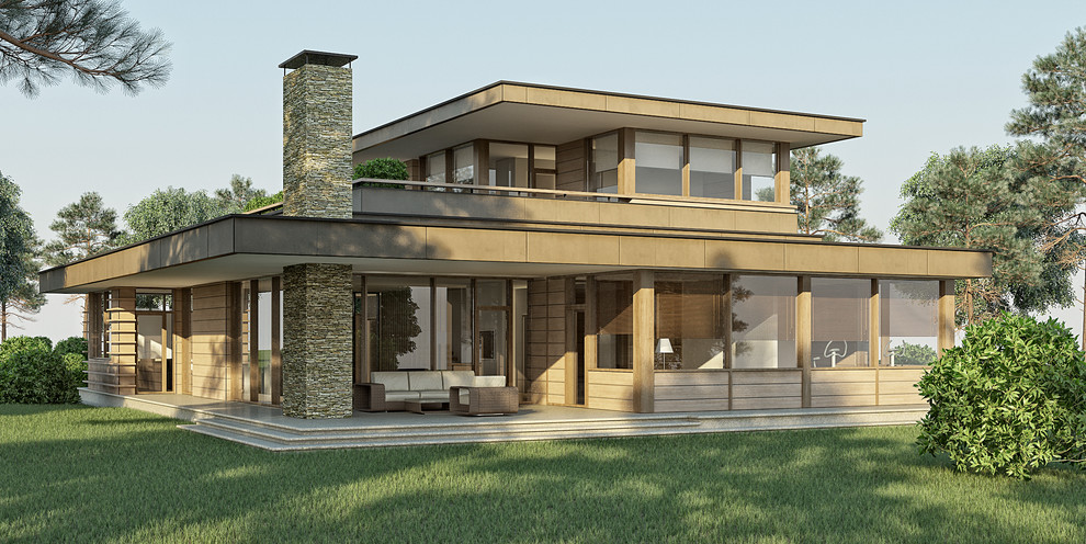 Проект жилого загородного дома в Московской области