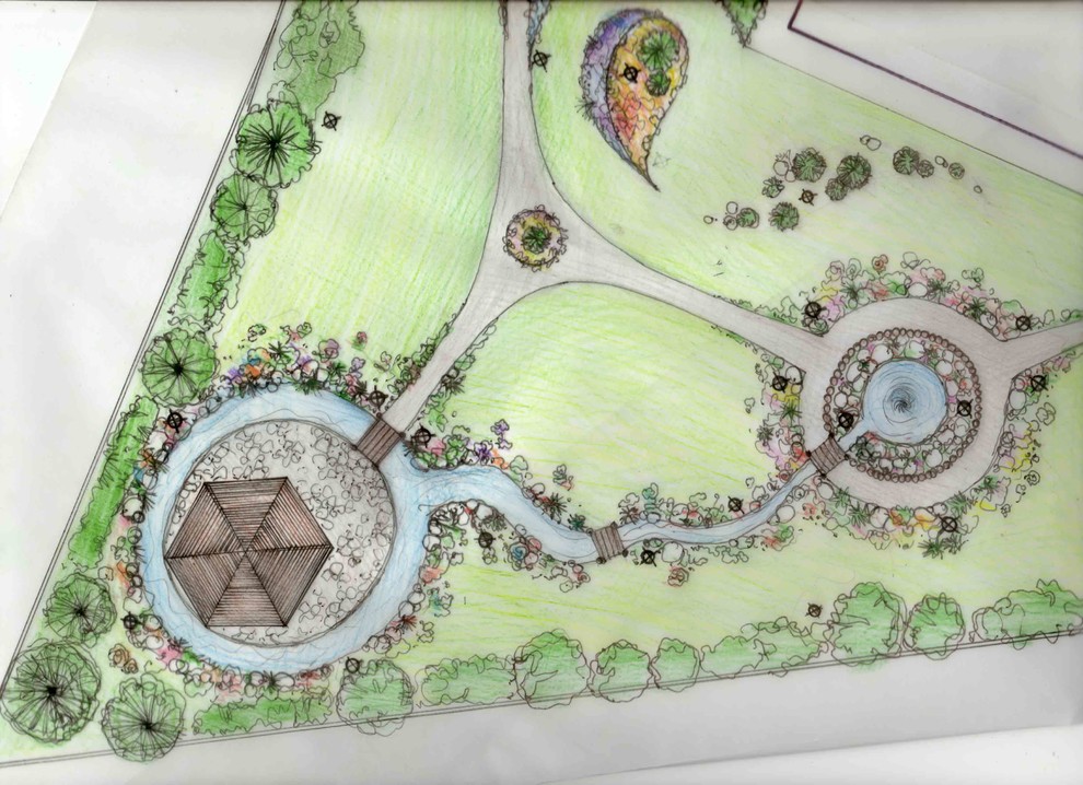 Обложка проекта: Эскиз сада