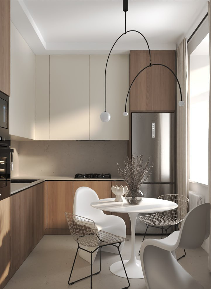 Интерьер кухни в Сканди