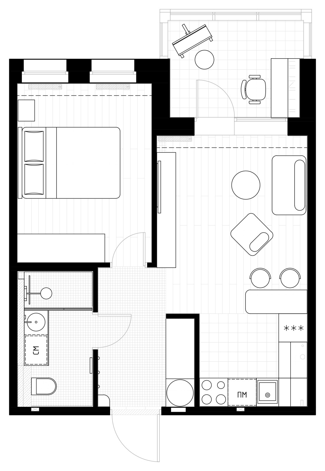 Обложка проекта: CREATIVE APARTMENT