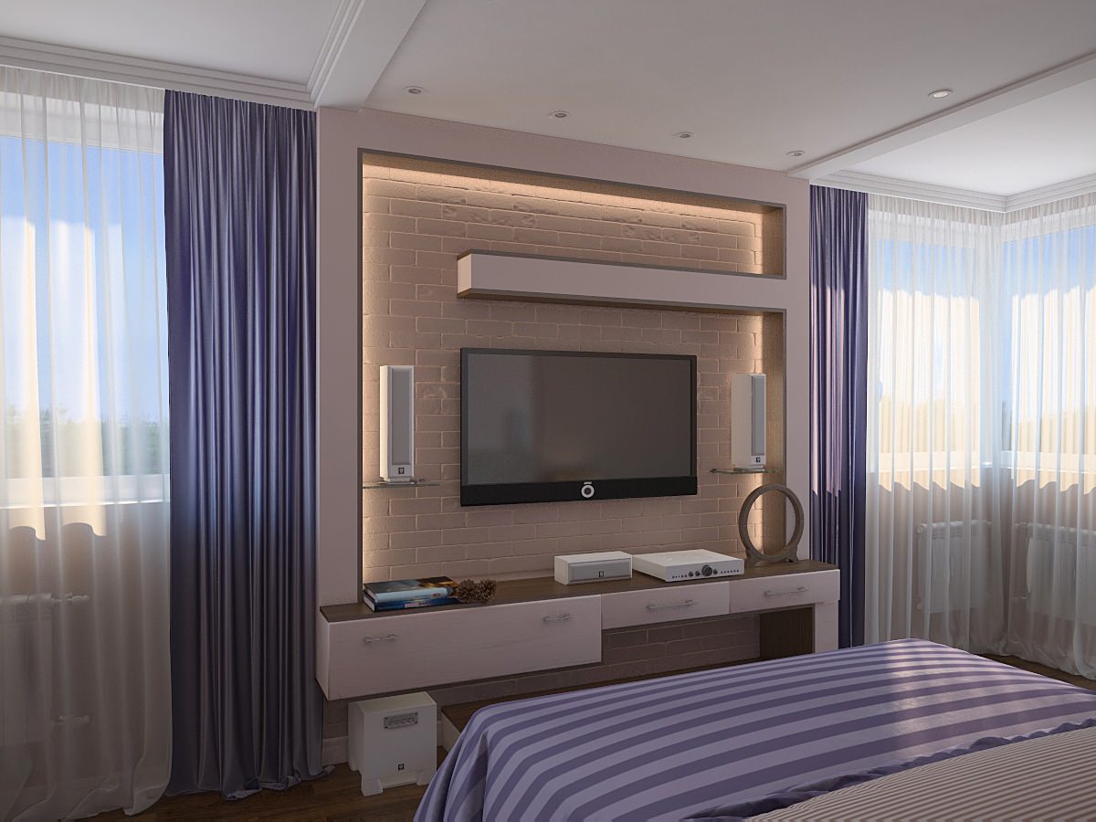 Визуализация реализованного проекта 83 м2 " ЖК Левобережная дубрава"