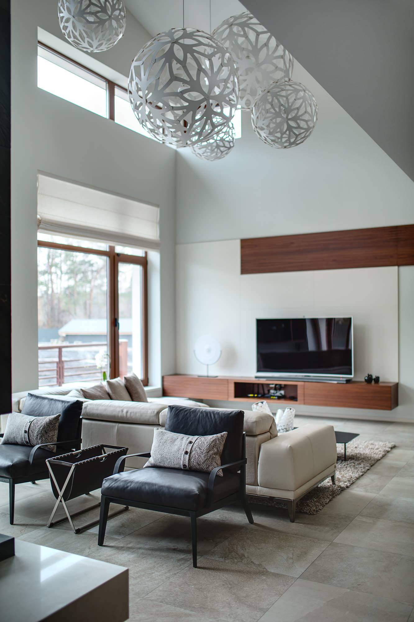 Houzz Украина: Дом с видом на сосновый лес под Киевом