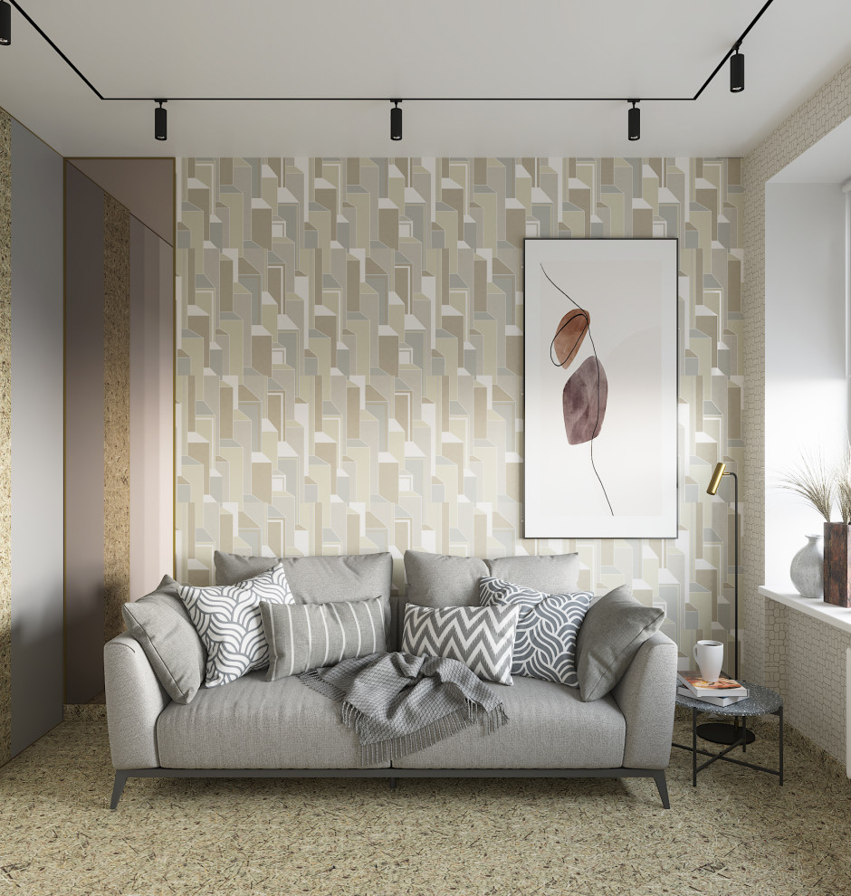 Стильная трешка в ЖК Символдвухкомнатная квартира xдизайн интерьера xинтерьер