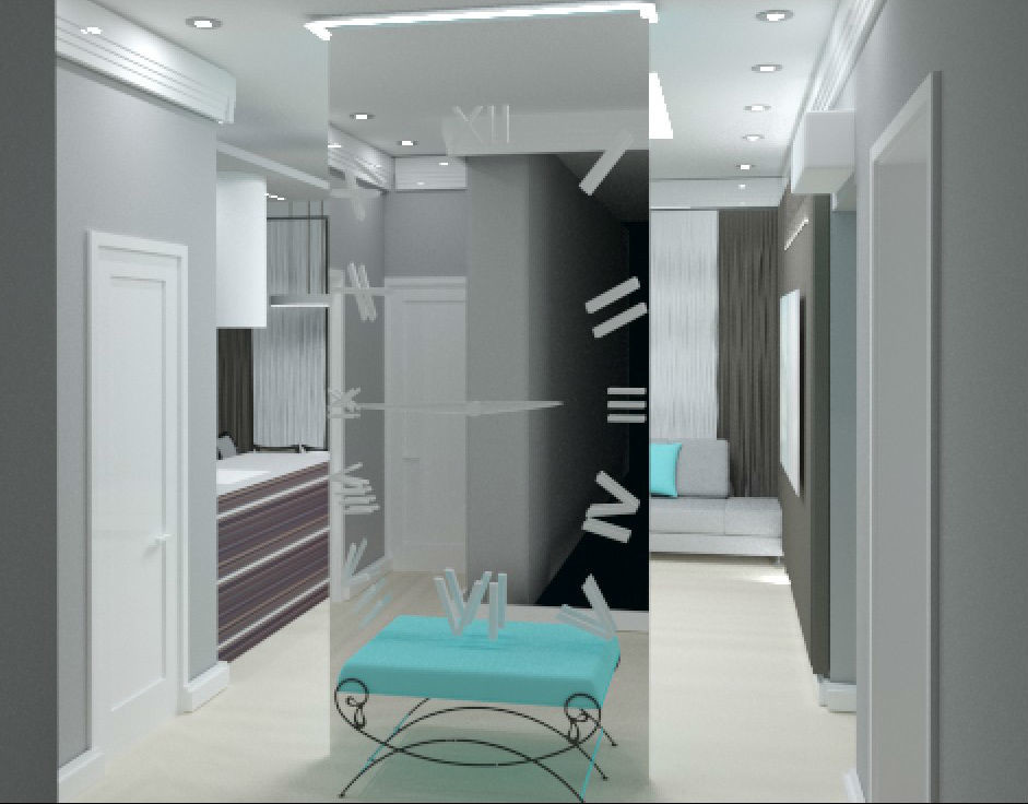 Стандартная двух комнатная квартира с не стандартной планировкой