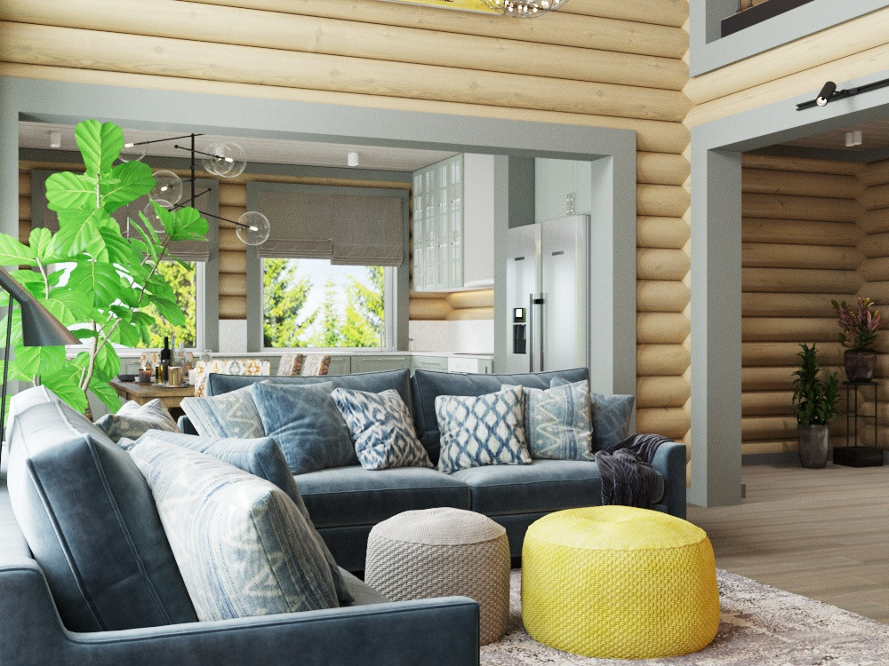 Большой, яркий дом для молодой семьи