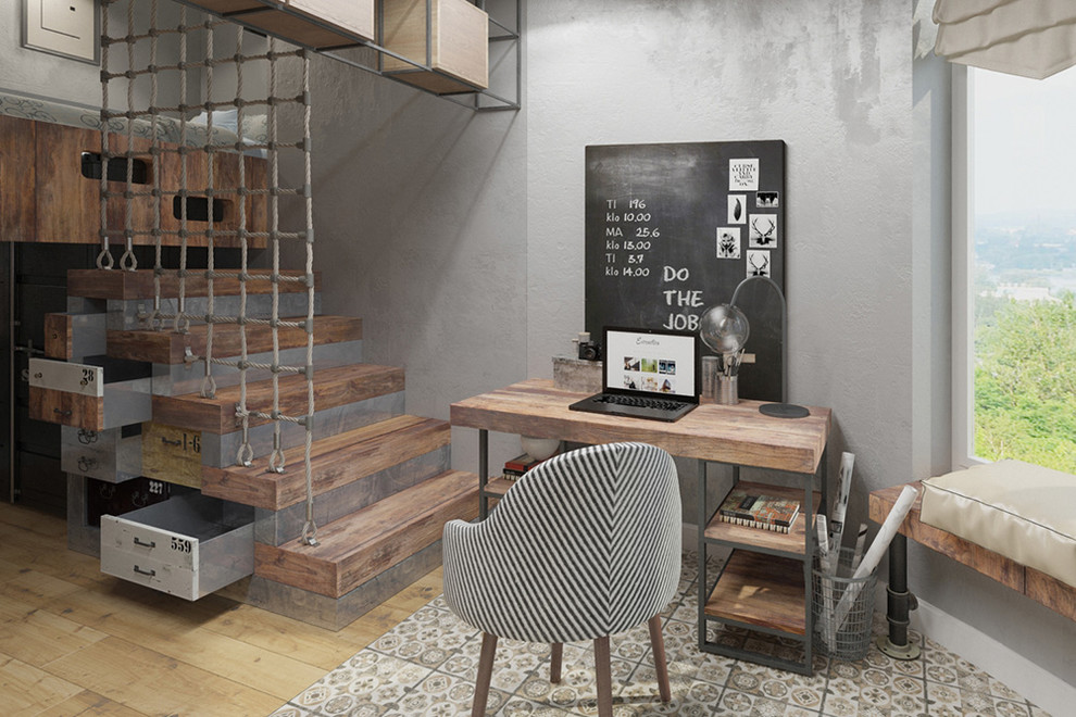 Обложка проекта: рендеринг комнаты подростка