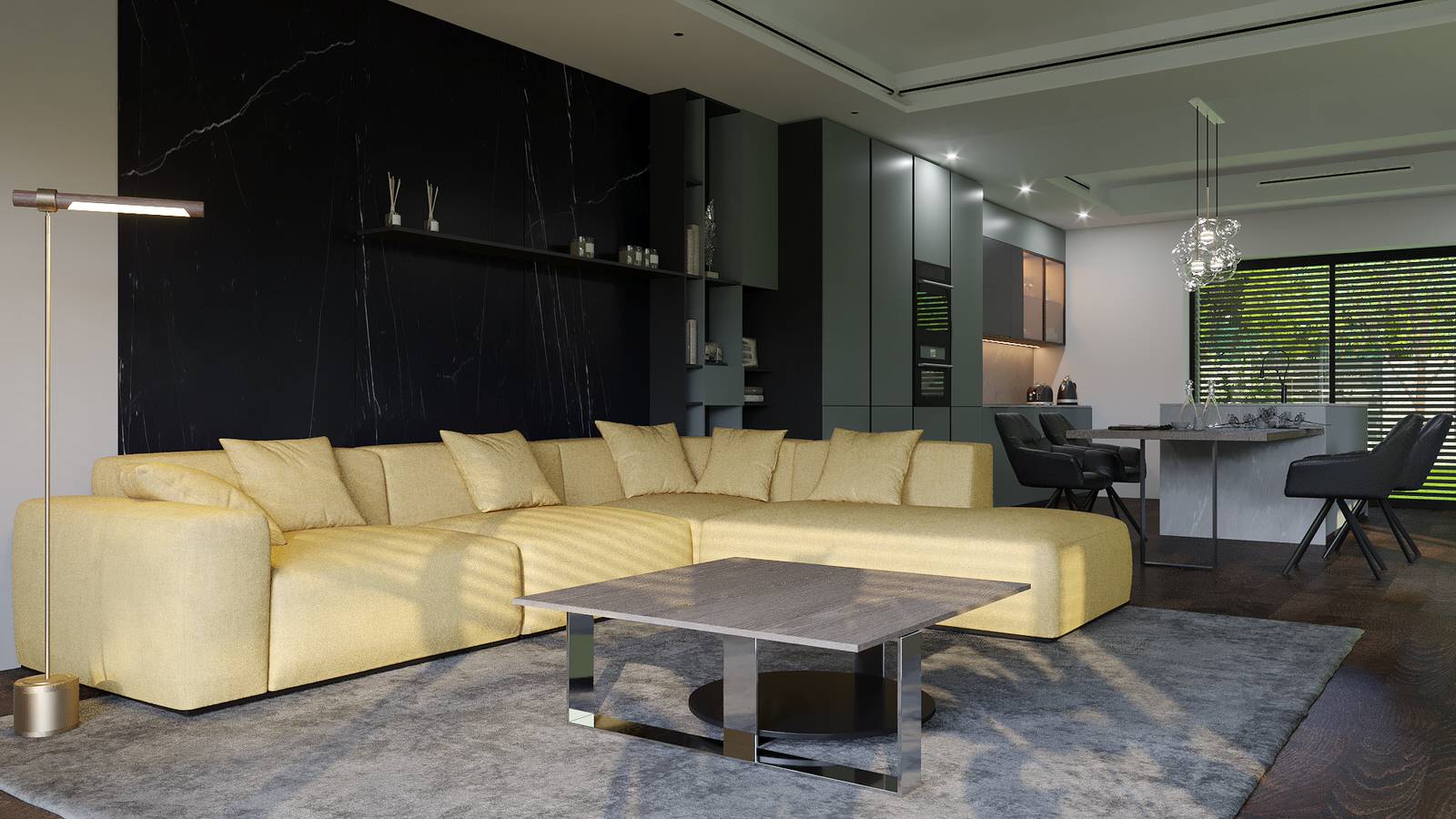 Обложка проекта: Архитектурный проект и дизайн интерьера в современном стиле виллы 380м2 под Праг