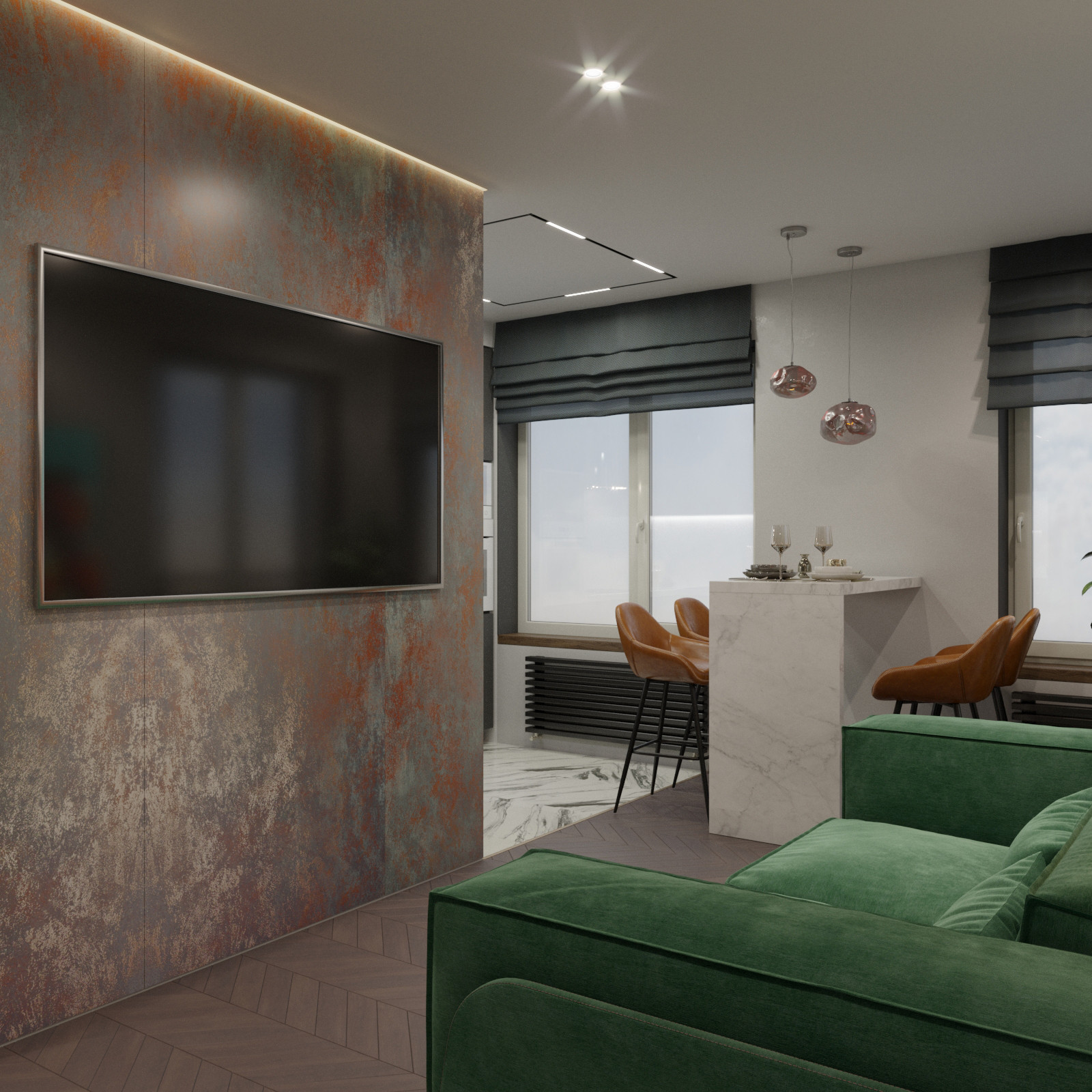 Кухня-гостиная