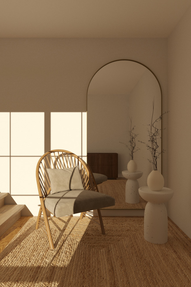 Обложка проекта: Входная группа в стиле джапанди. Один день, три разных настроения.