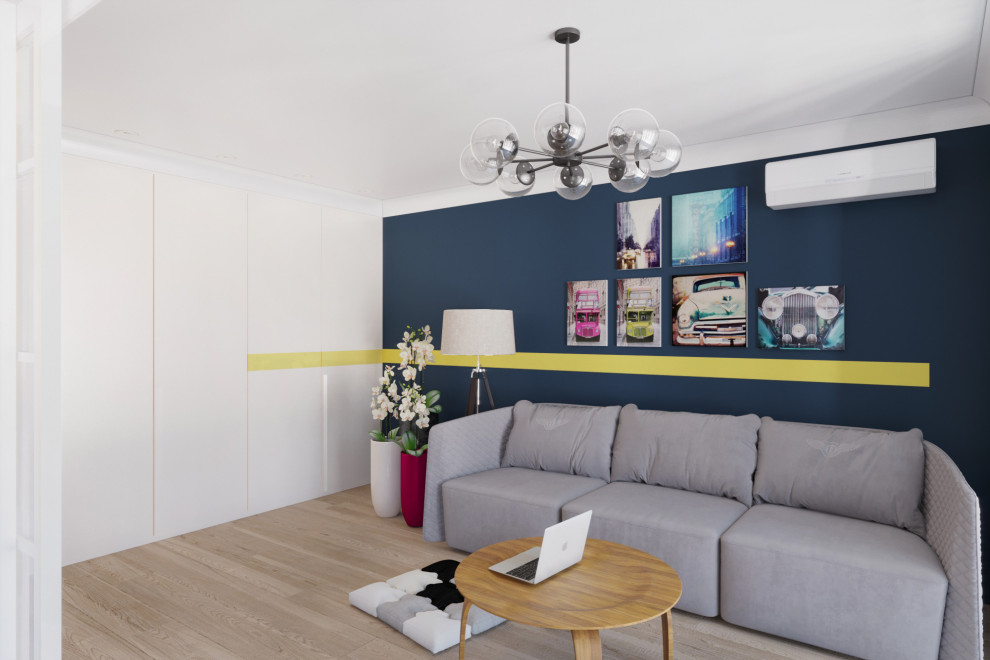 Яркая 1-комнатная квартира