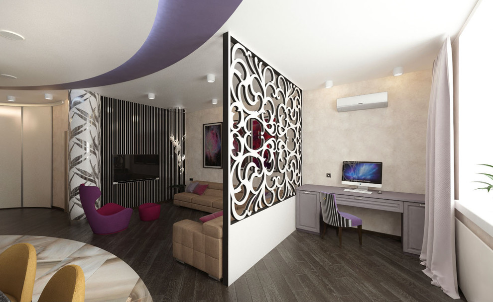 "Космическое Ар Деко". интерьер квартиры