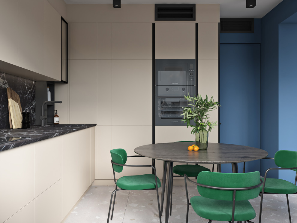 Кухня ЖК Татьянин Парк "Сапфировая нега"