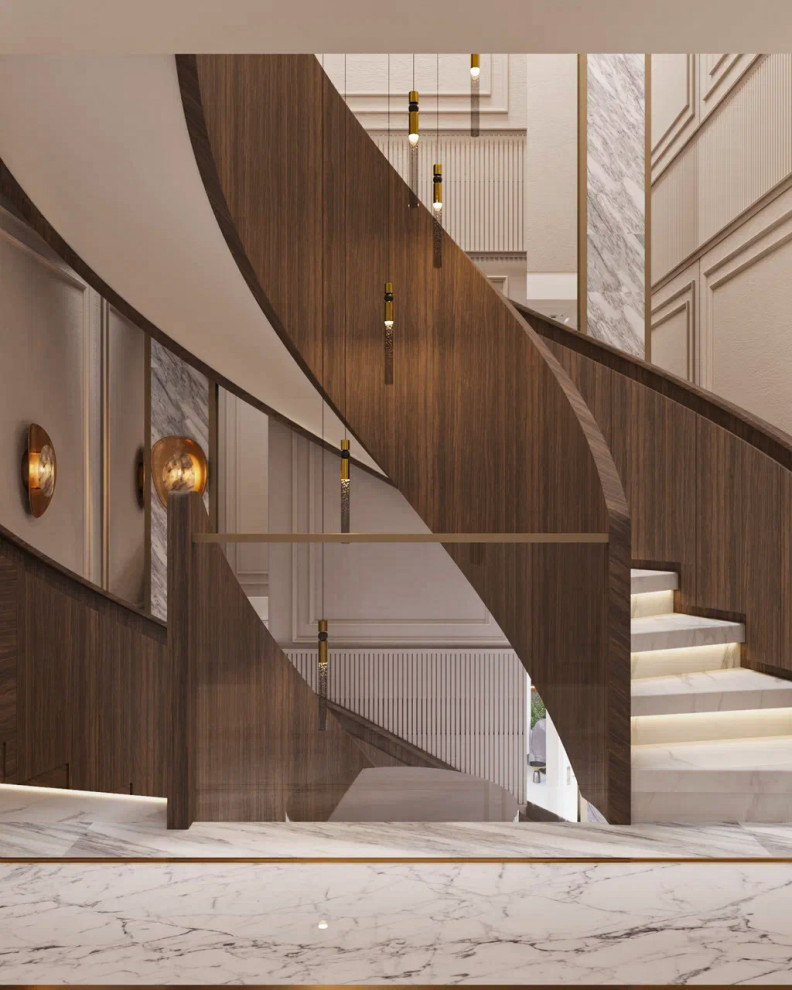 Проект "Бархат", интерьеры таунхауса